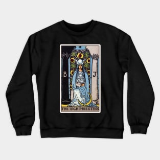 II. The High Priestess Tarot Card Crewneck Sweatshirt